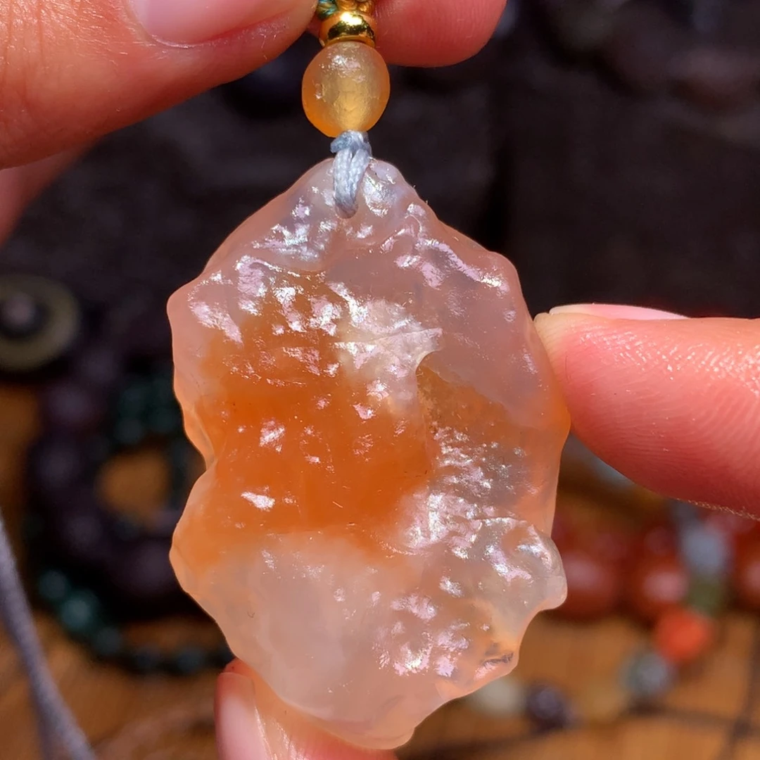 未镶嵌玛瑙/玉髓珠宝半成品