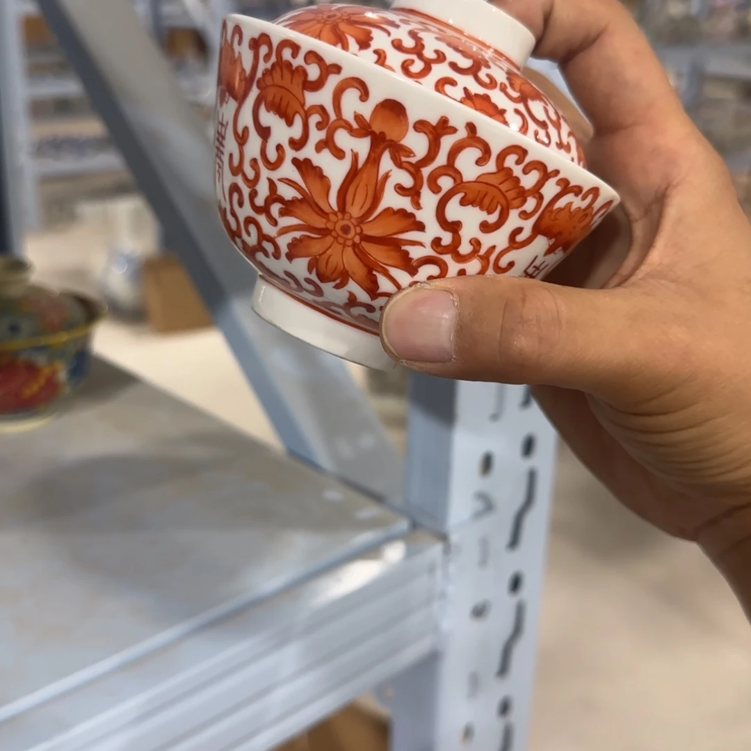 瓷片摆件手绘瓷器全部处理了