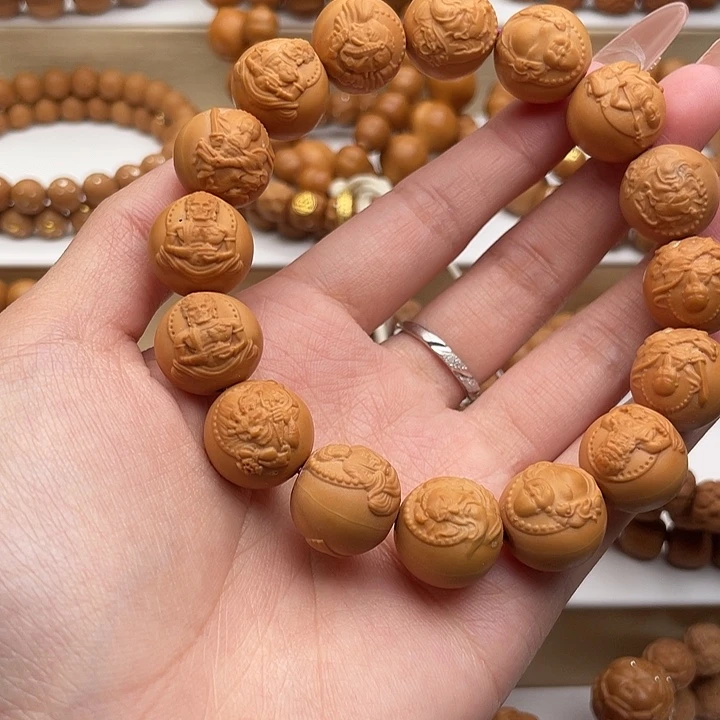 吊坠猴头核桃漏眼款万佛（颗颗漏）重复多