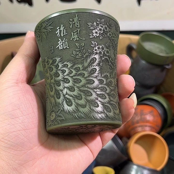 茶杯紫砂全手工紫砂主人杯