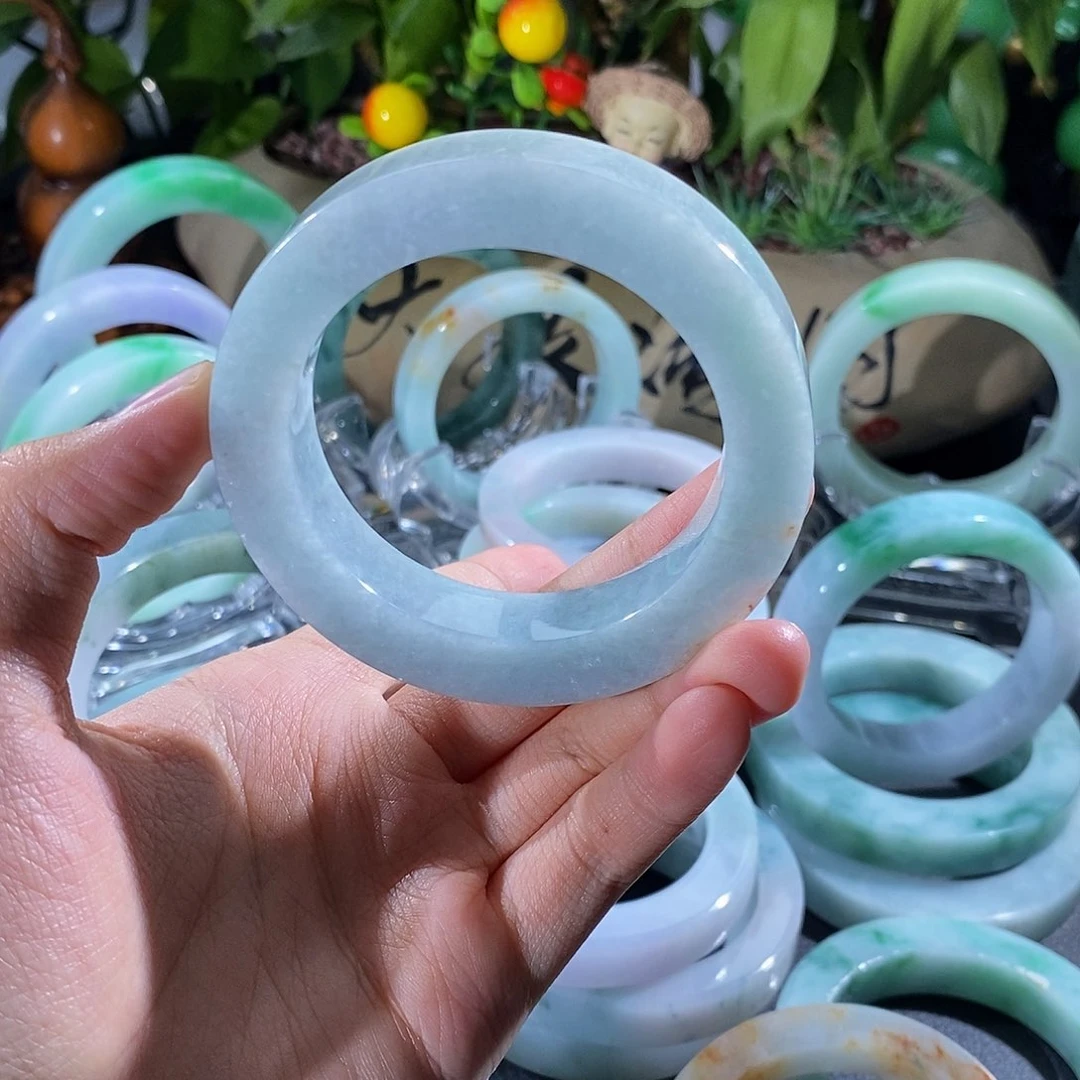 未镶嵌58定制翡翠一**意