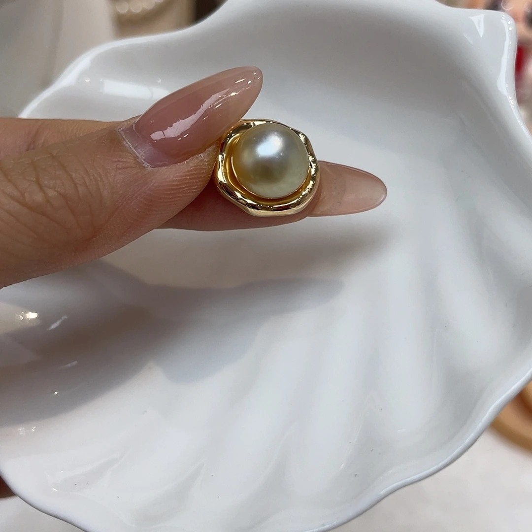 海水珍珠吊坠(不含链)银S925镶嵌