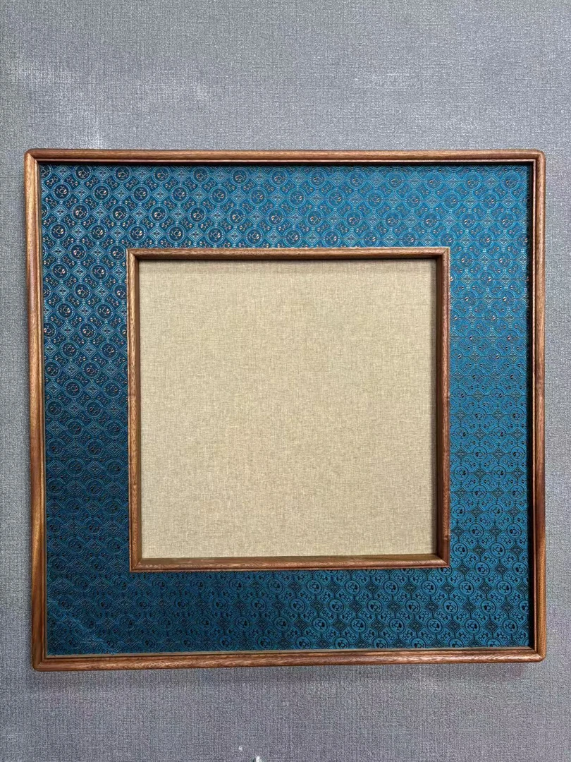 高端下凹立体框 外框60x60 画心38x38 下凹2.5cm 实木画框