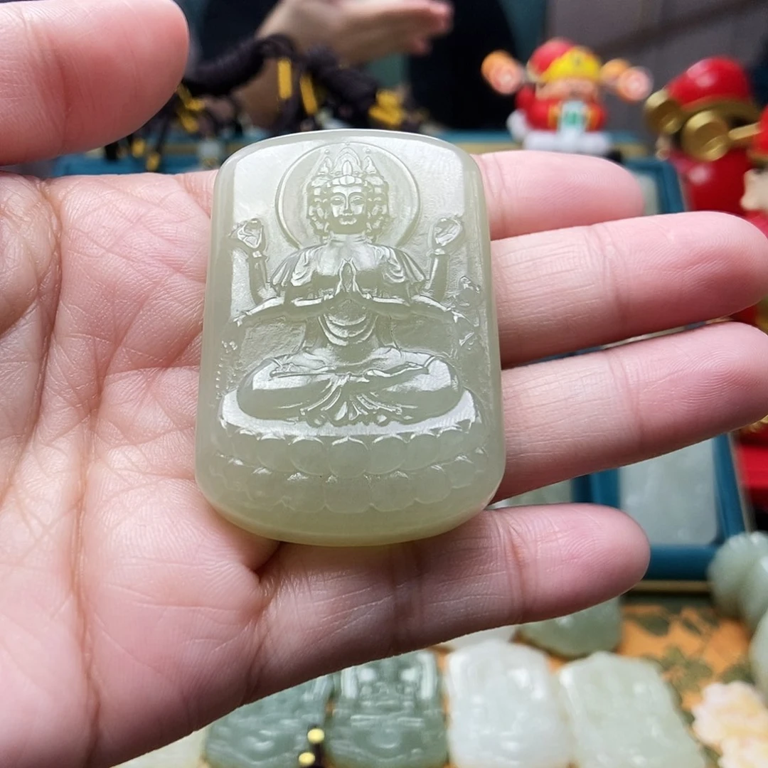 和田玉颈饰未镶嵌楓***夏