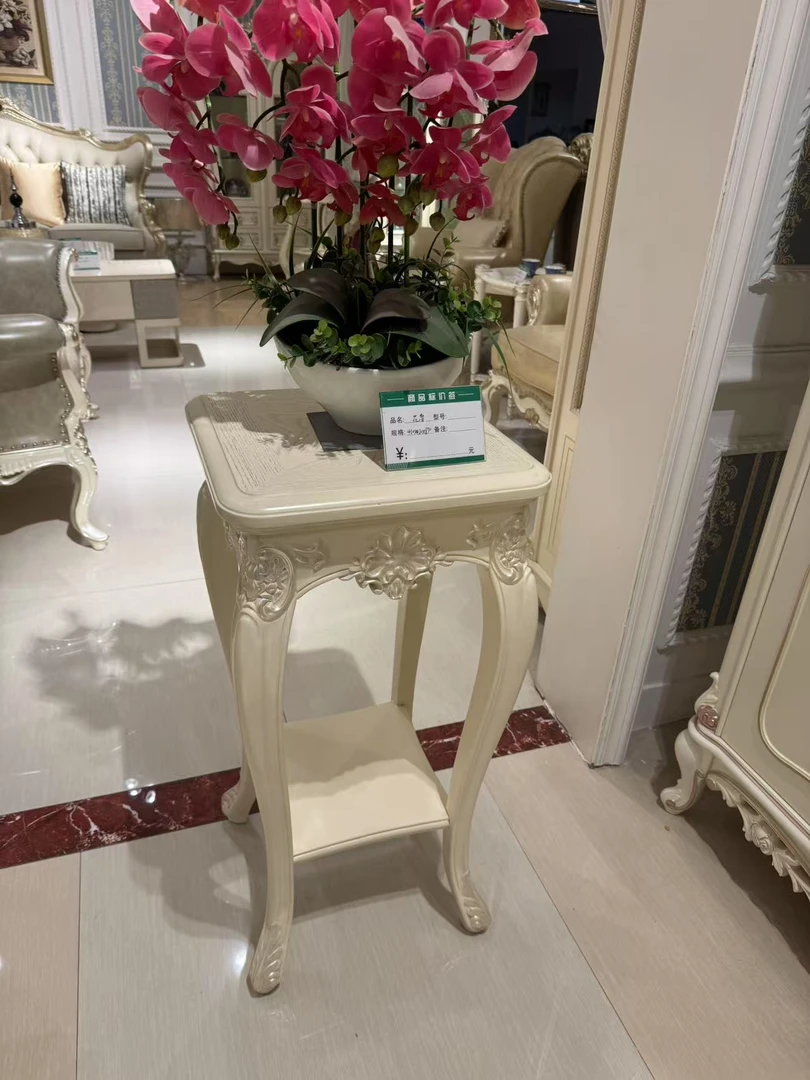 欧式实木雕花花架