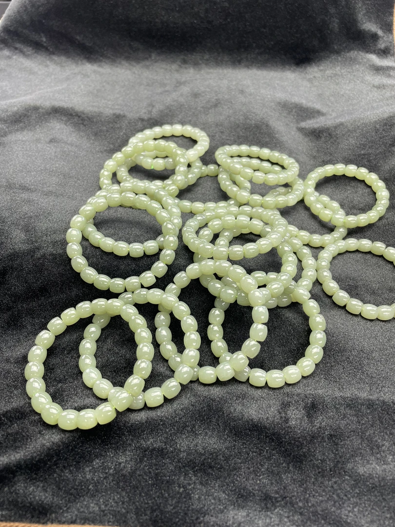 【小耿珠宝】和田玉晴水直切手串10（多样性发一）