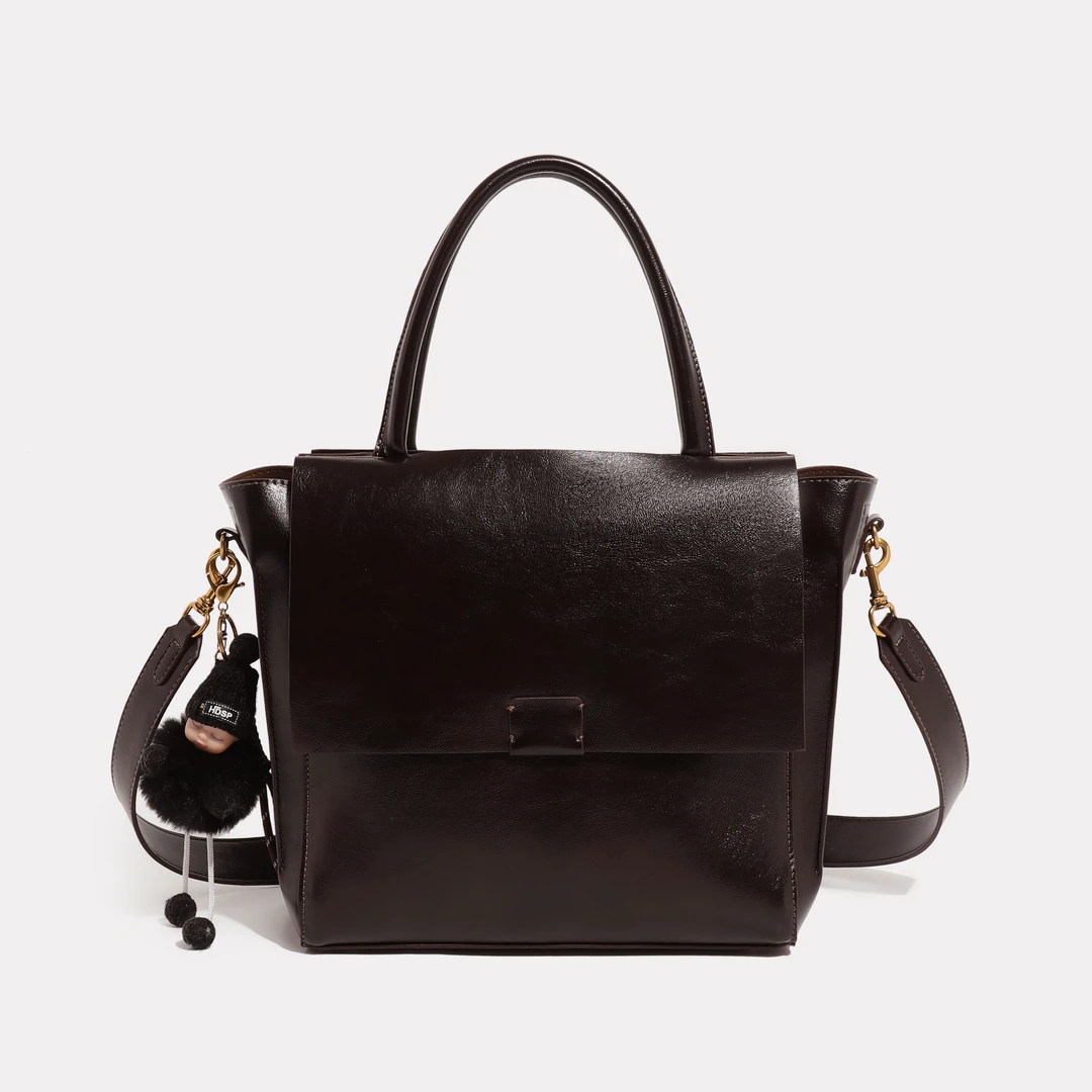 新款时尚百搭休闲手提复古通勤单肩斜挎包