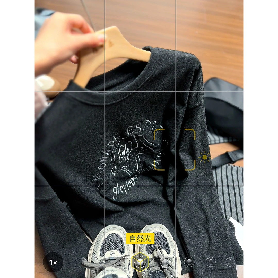 【字母大狗加绒T】2024新款秋冬休闲保暖打底衫外穿上衣-12200