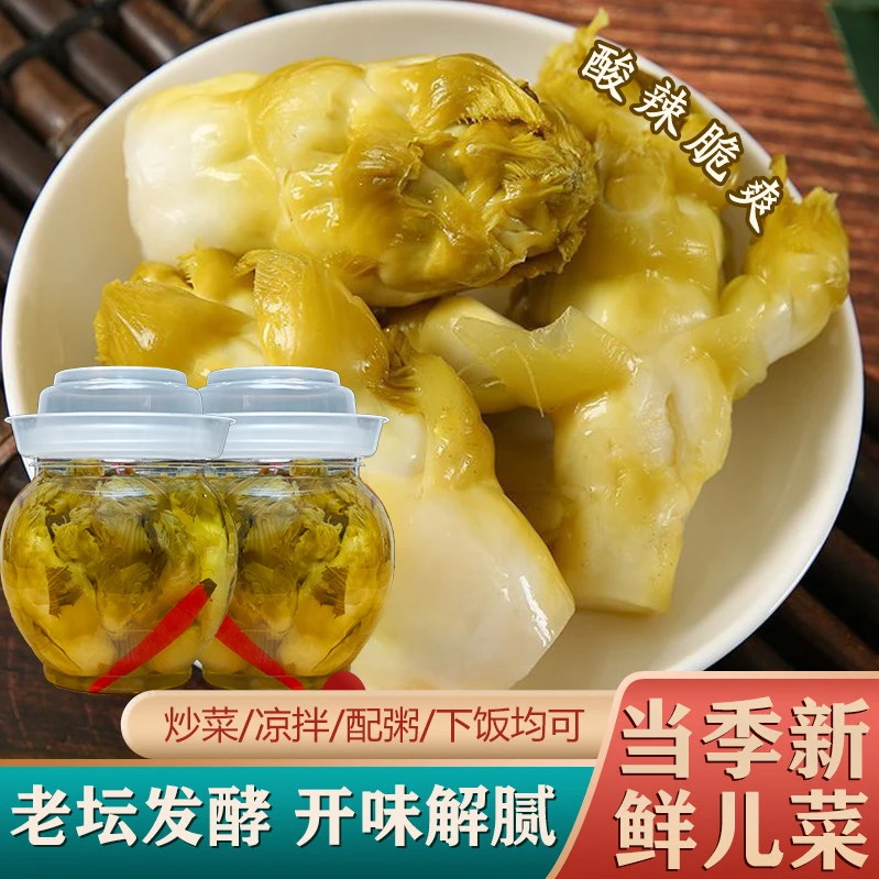 【新品尝鲜】泡儿菜四川土坛泡菜下饭菜800g脆嫩爽口老坛辣教头七可