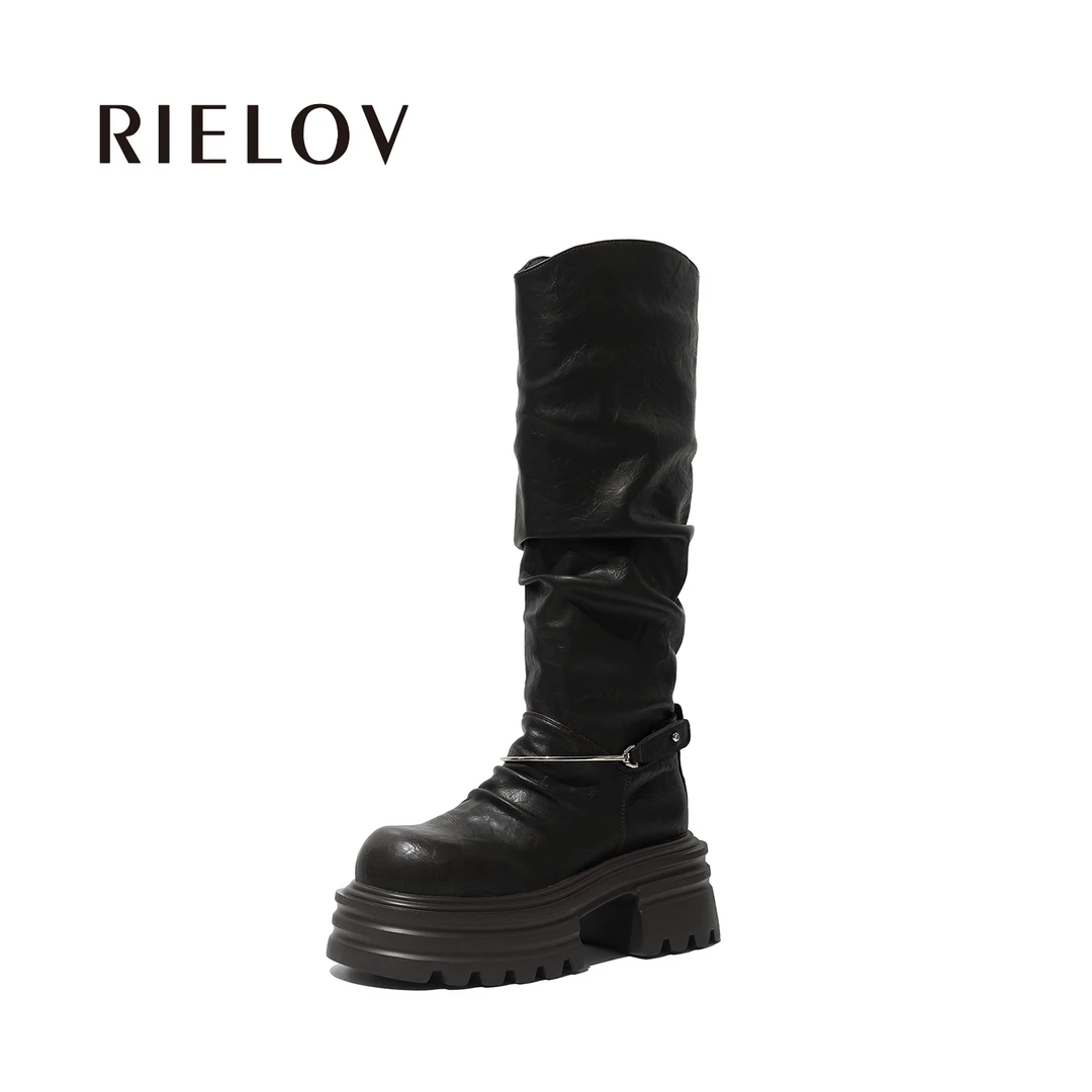 【双双】增高7cm时尚潮流百搭女士时装靴518-21