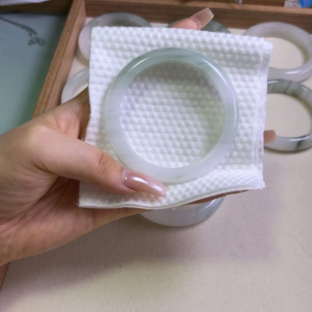 硅胶纯铜天山翠天然天山翠手镯玉石