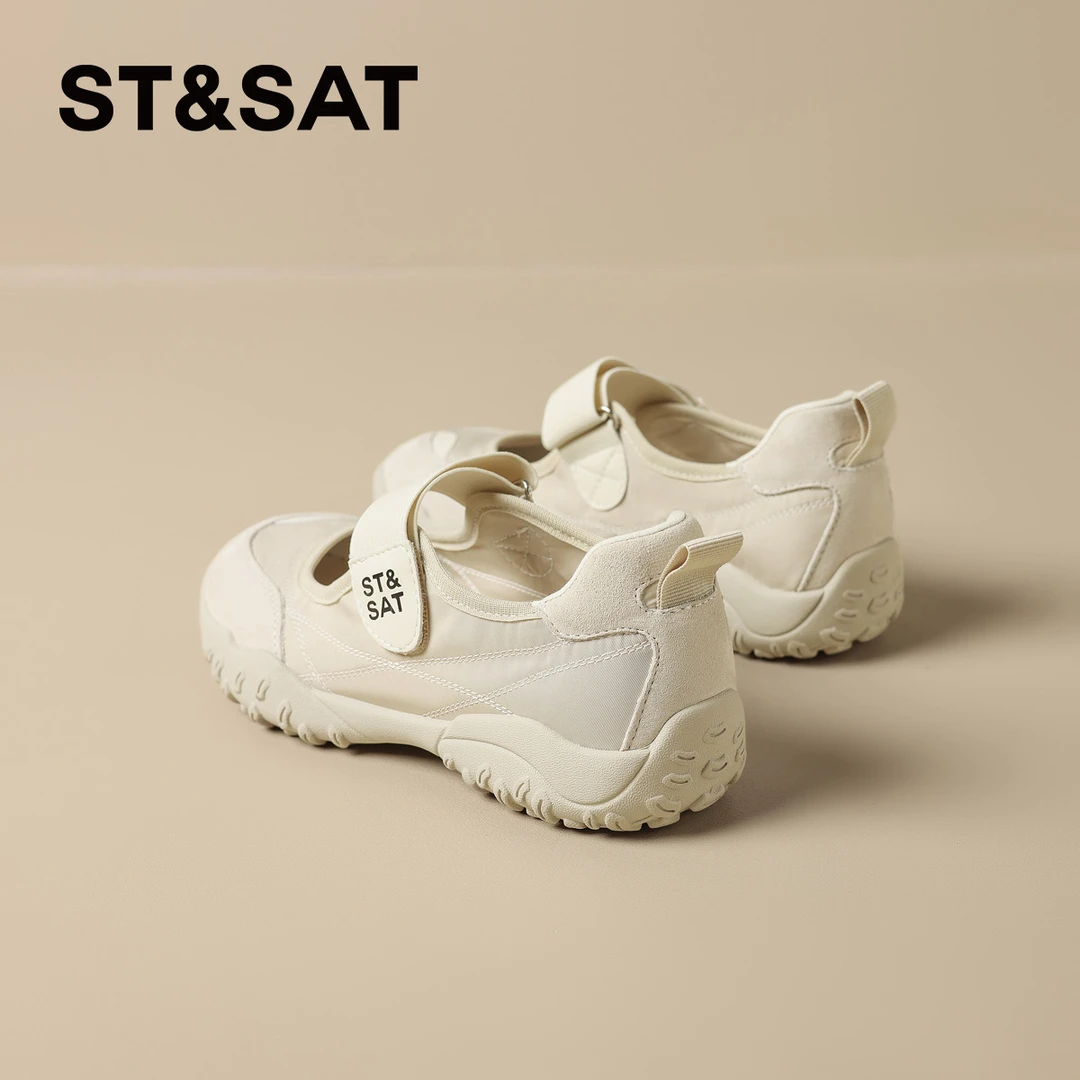 星期六运动玛丽珍凉鞋女2025新款秋季外穿软底单鞋百搭时尚休闲鞋