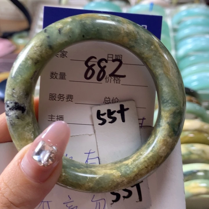 蛇纹石玉手镯未镶嵌882