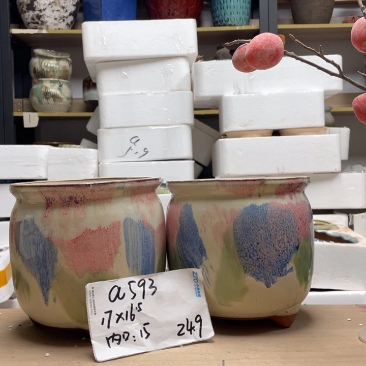 粗陶多肉花盆微瑕593