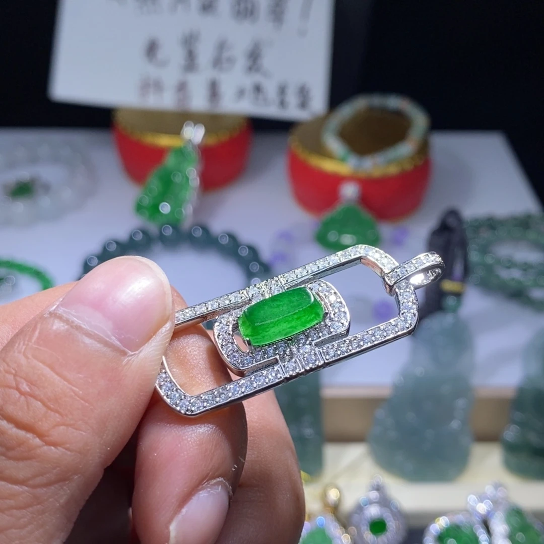 吊坠(不含链)未镶嵌翡翠无事牌