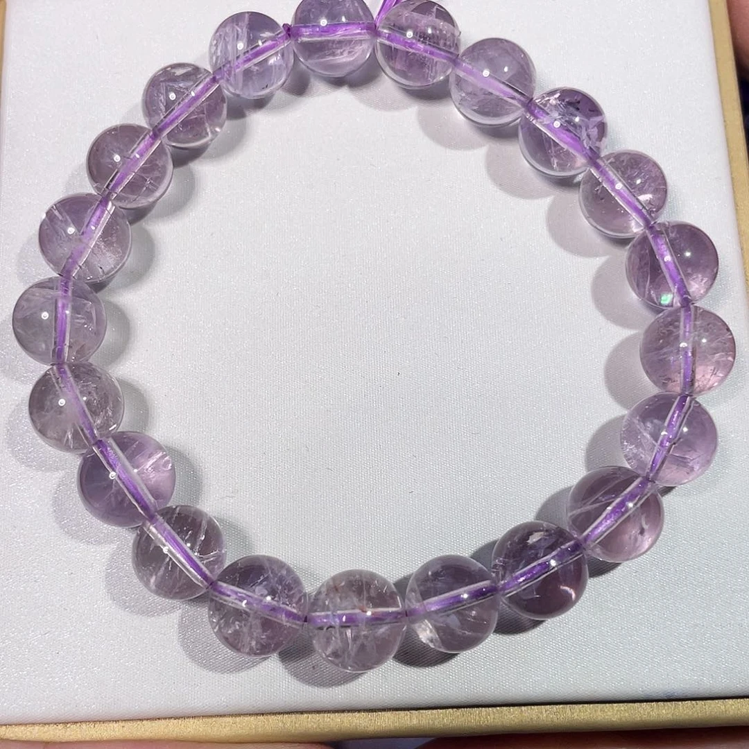 未镶嵌手串水晶9.5mm紫晶