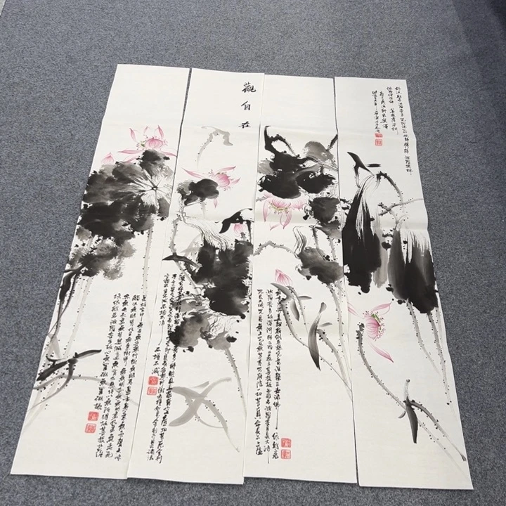 国画国画纯手工作品