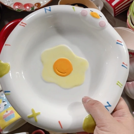 微瑕陶瓷完美主义者勿拍躺平鸭➕蛋花鸭