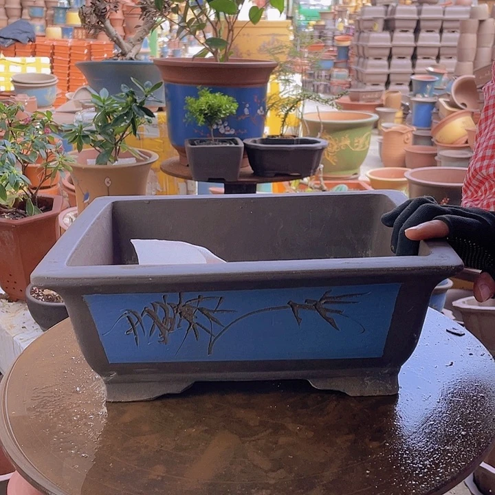 紫砂宜兴紫砂蓝马槽31