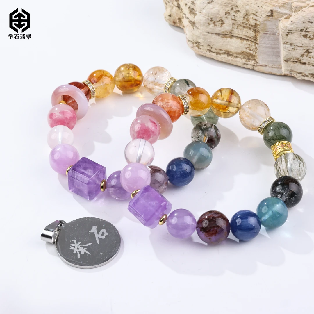 【举石珠宝】T1231-1332-149水晶手串（一件/多样性发/约10mm+）Z