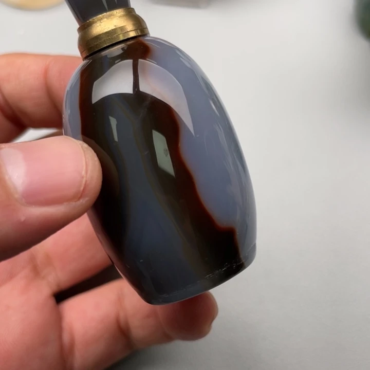 玛瑙/玉髓颈饰合金路*