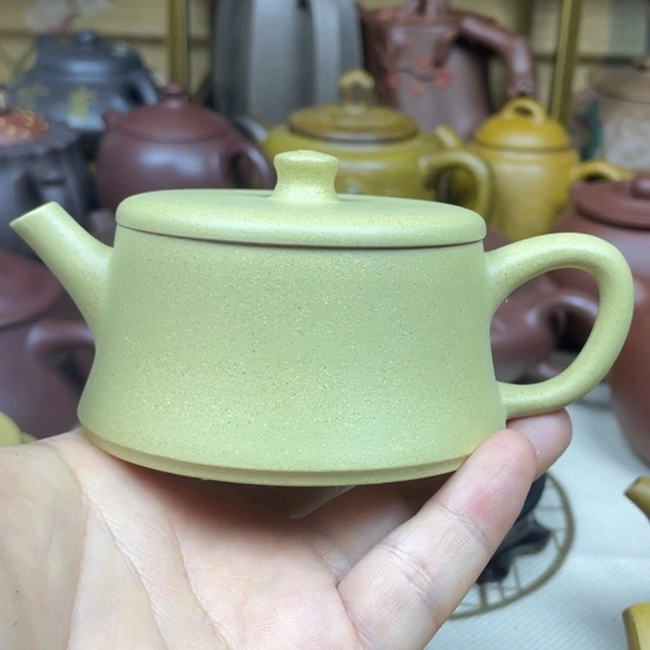 茶壶紫砂紫砂壶内推孔损坏130cc柱瓢