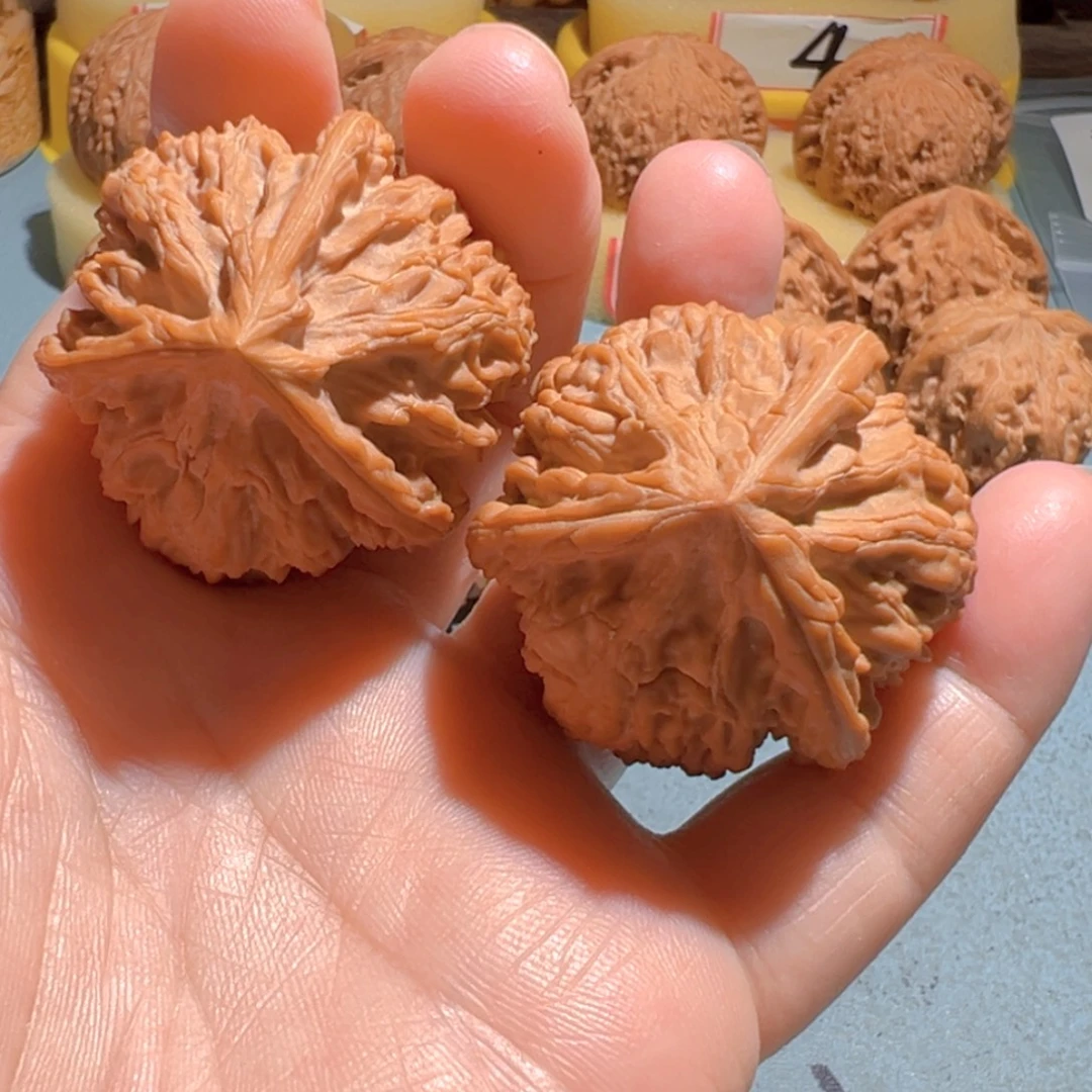 把件文玩核桃文山三棱41