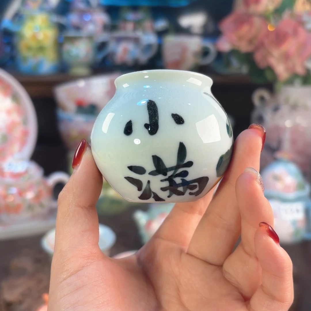 景德镇手绘高温釉下彩陶瓷茶具