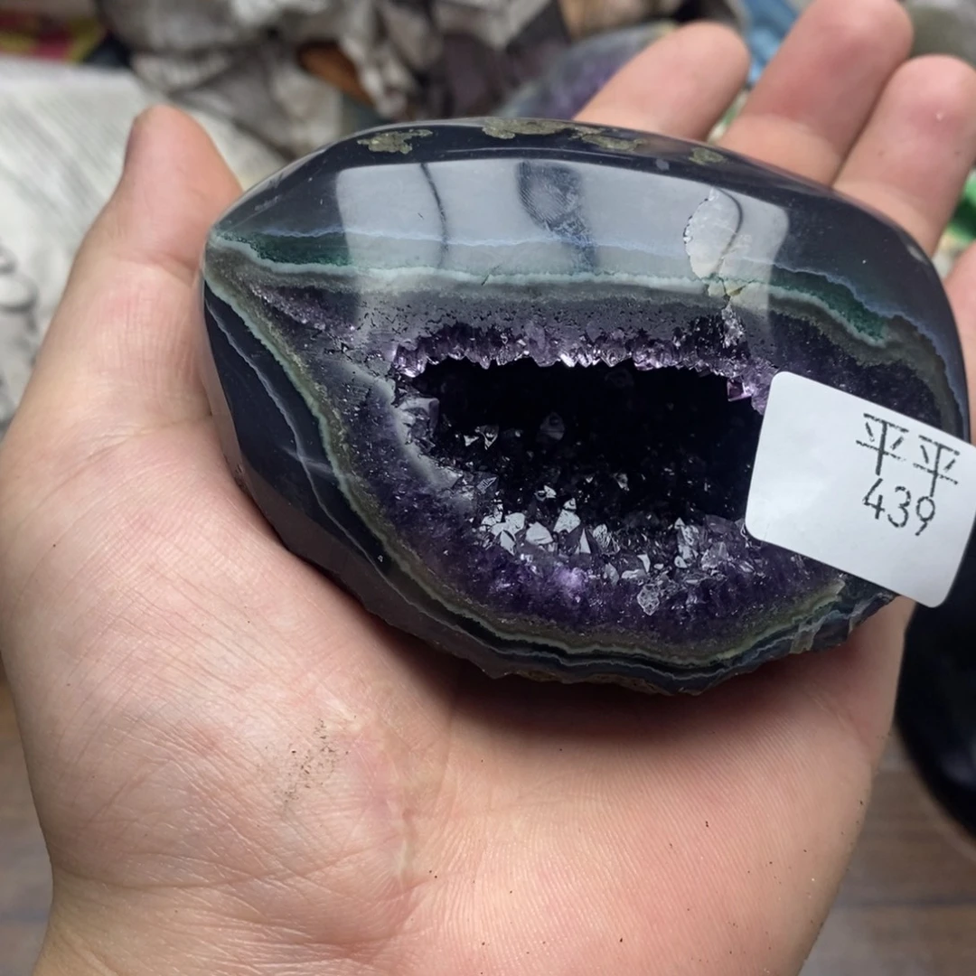 紫晶珠宝半成品未镶嵌