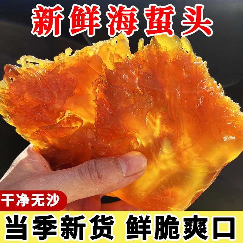 【山东特产】 海蜇头3斤 5斤/桶装 爽脆