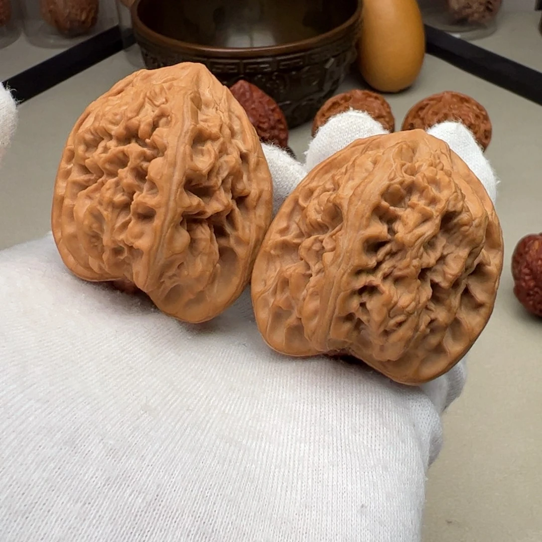 桃核把件天**！承德粗筋马蹄41全品