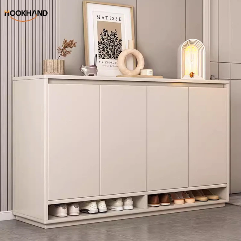 鞋柜家用门口收纳一体靠墙入户室内新2025爆款走廊楼道外玄关鞋架