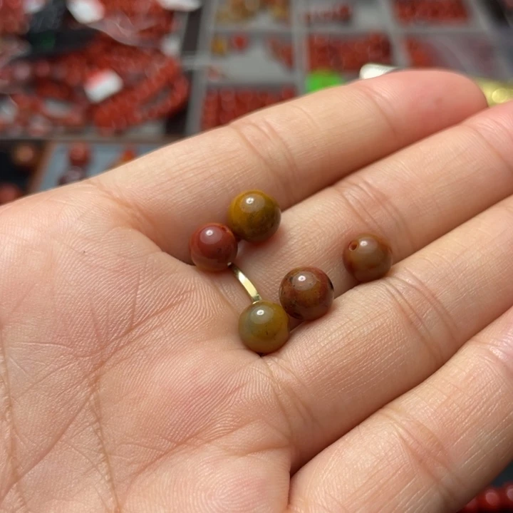 南红玛瑙未镶嵌单珠多样性发17