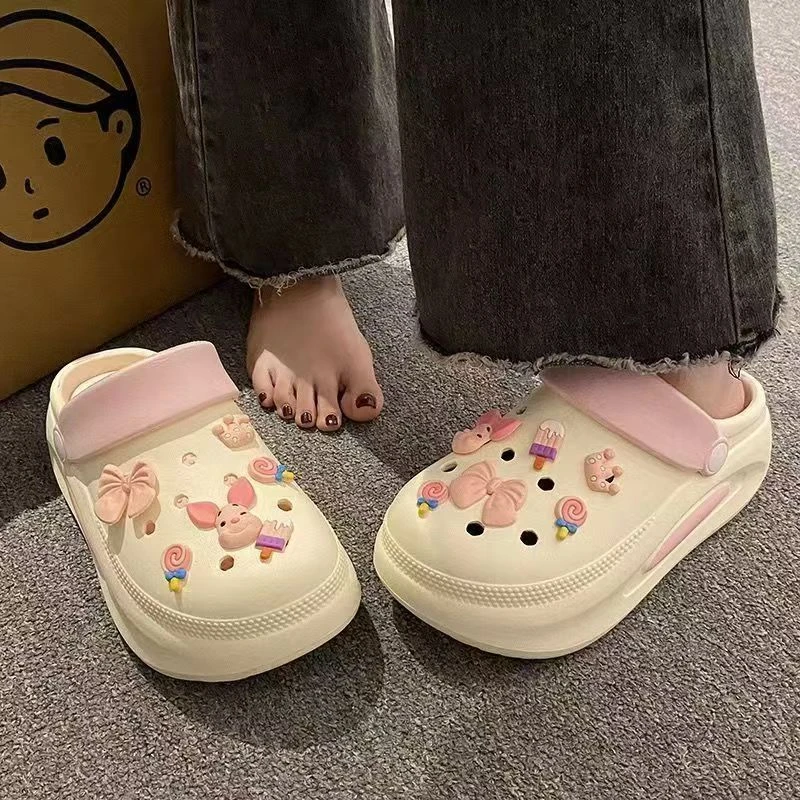 洞洞鞋女款2025夏季新款户外穿时尚百搭轻盈透气不闷脚洞洞鞋A563