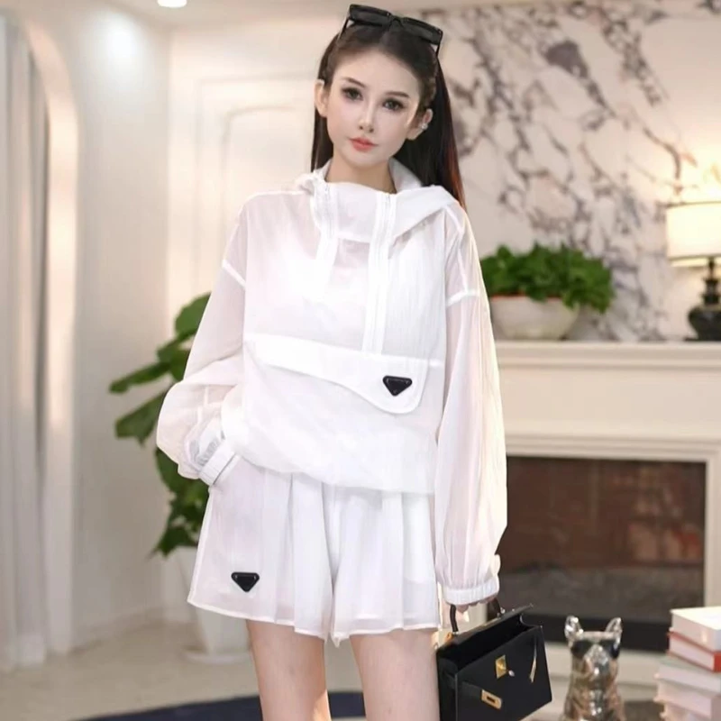 【白月光短裤】VIMI2024夏季新款运动高腰阔腿短裤 242DKZNS10297