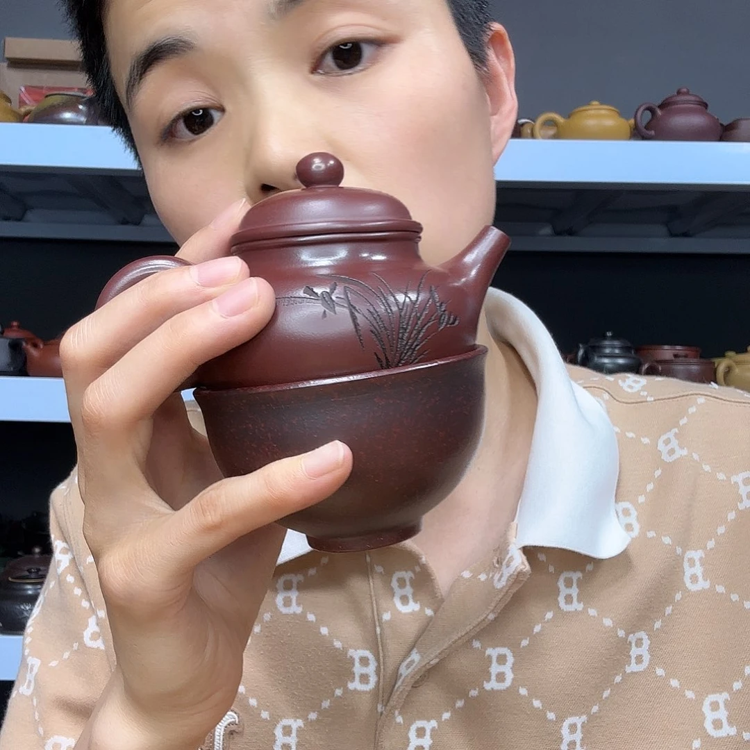 茶壶紫砂民间全手工制作