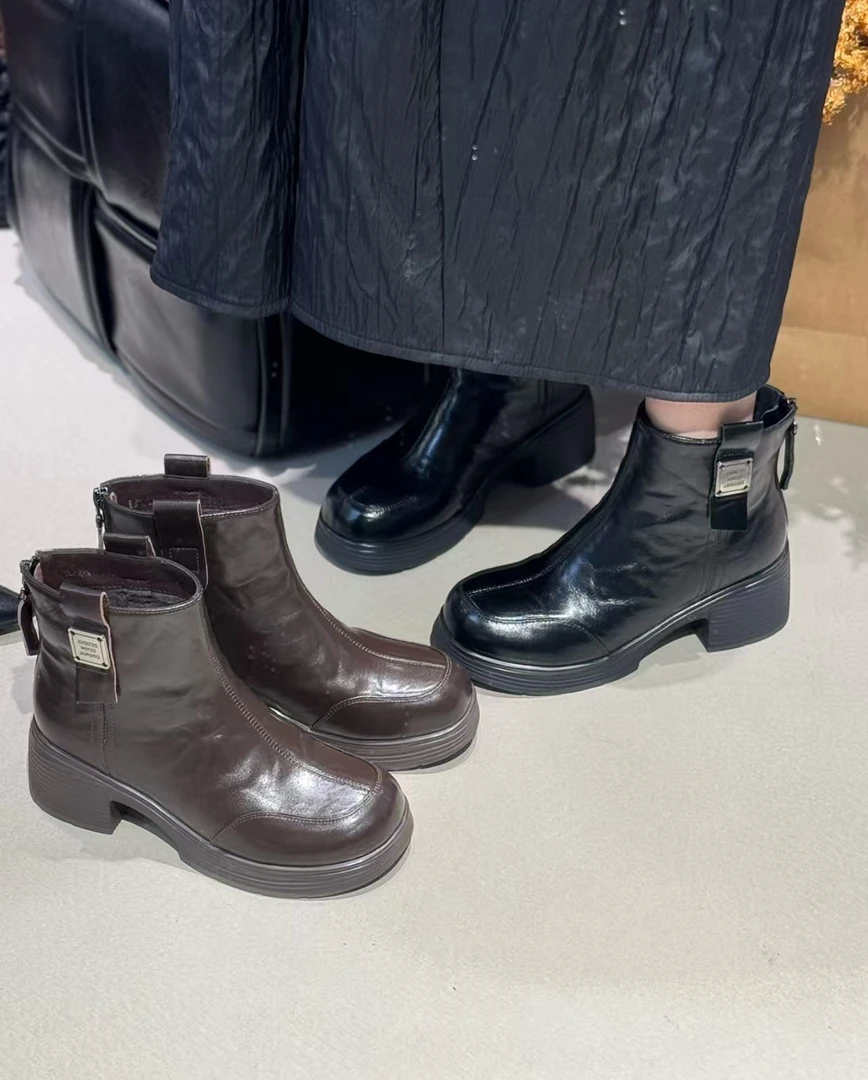 12-86-1709女士时尚百搭冬季女鞋