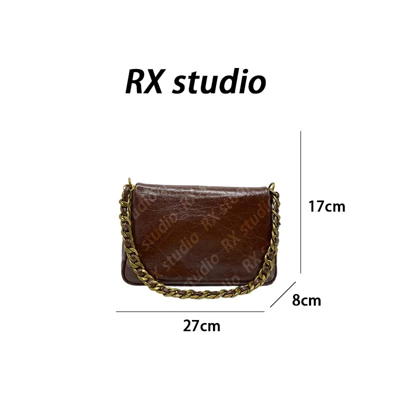 【南沙瑞熙】SK-62971-枫叶棕-轻奢小众设计感时尚百搭女士包包