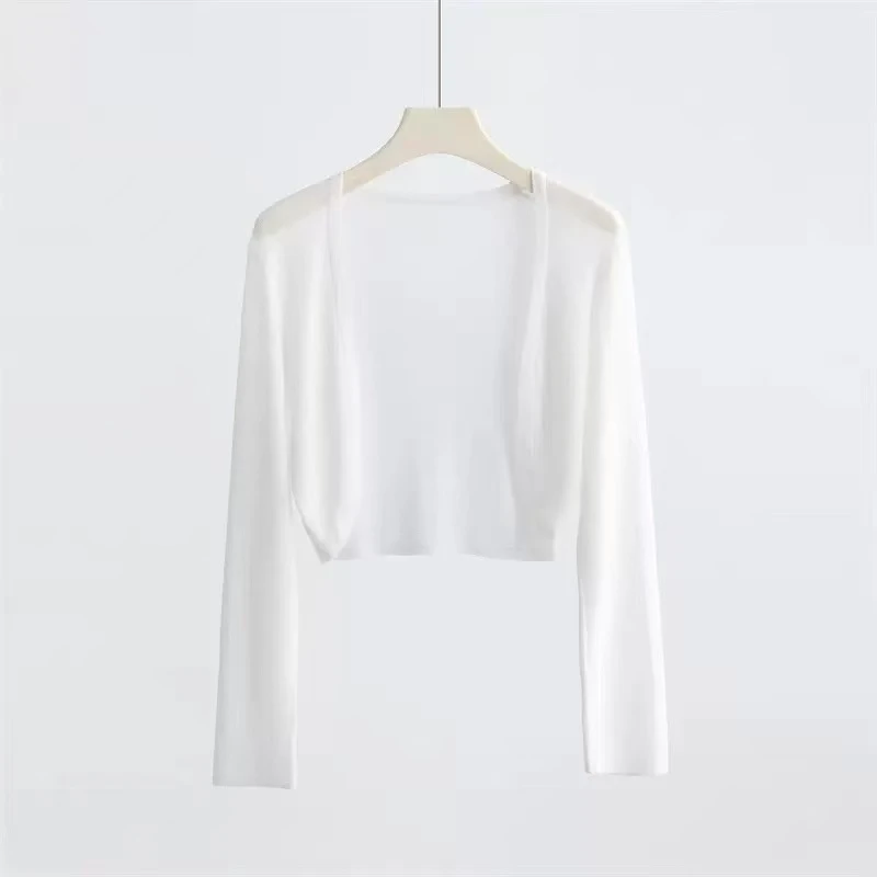 莱赛尔天丝长袖针织开衫