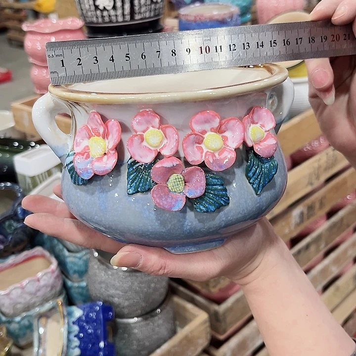 陶瓷陶瓷多肉植物花盆