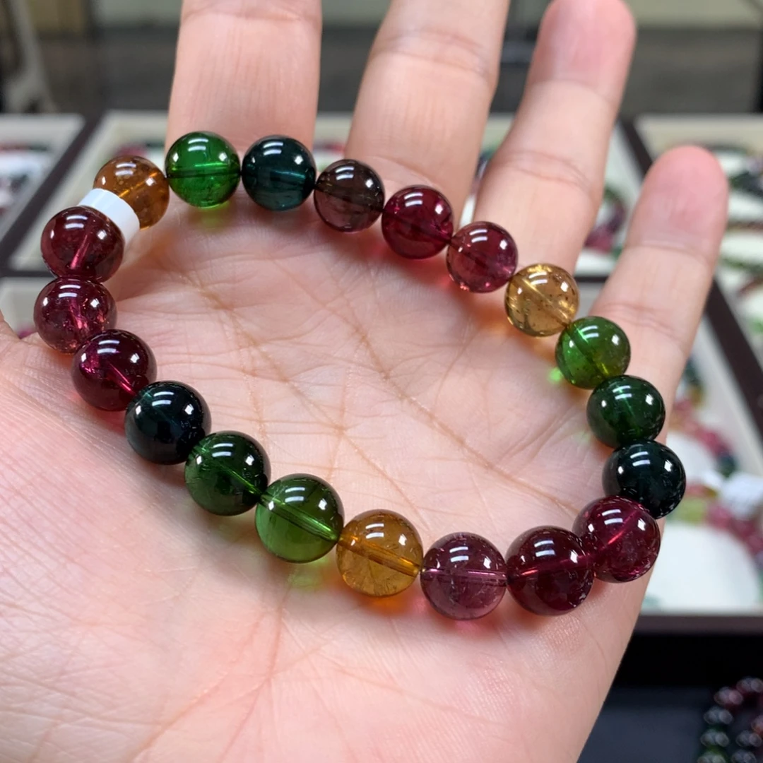 碧玺手链未镶嵌9,8左右