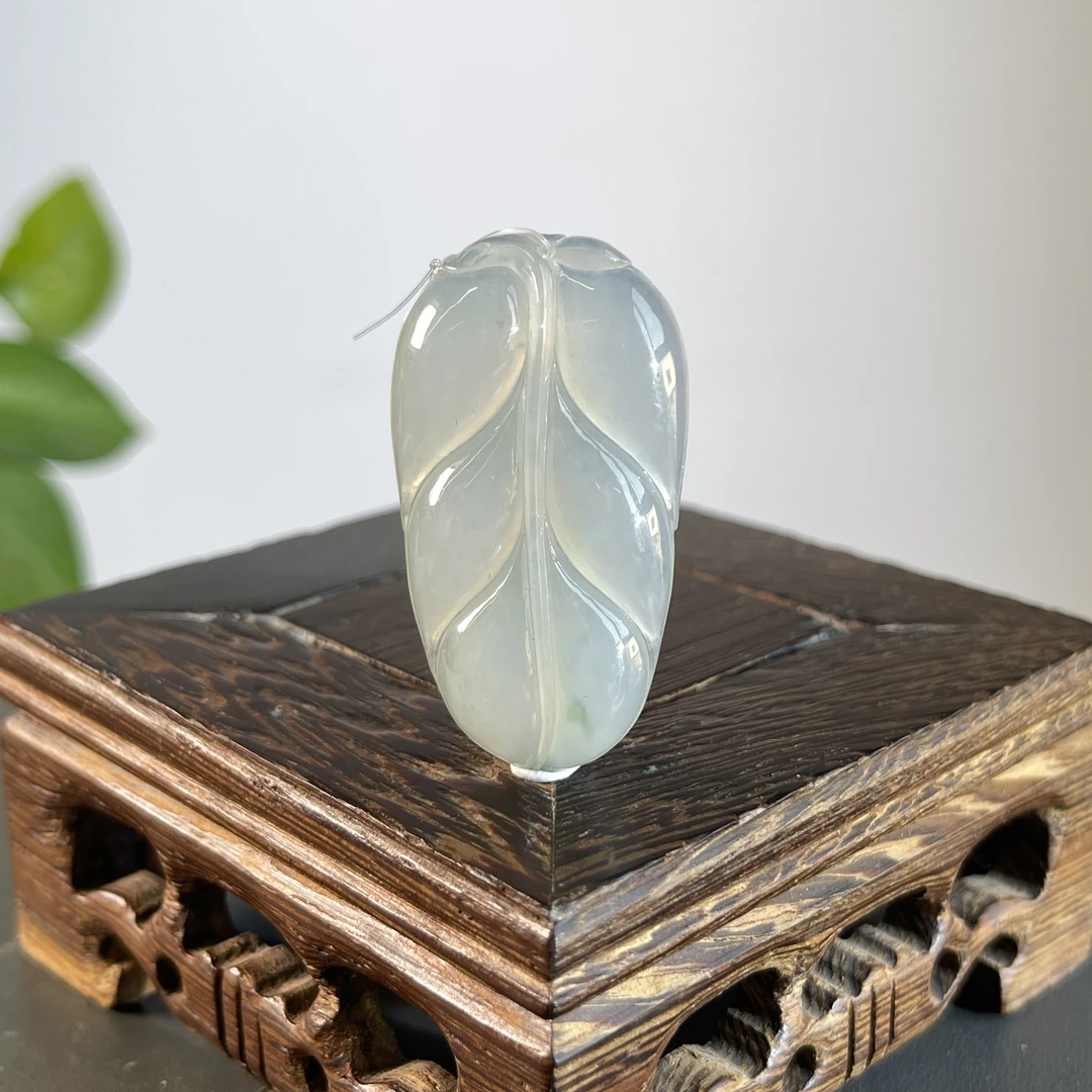 JTA12-100 天然缅甸A货翡翠 大业有成