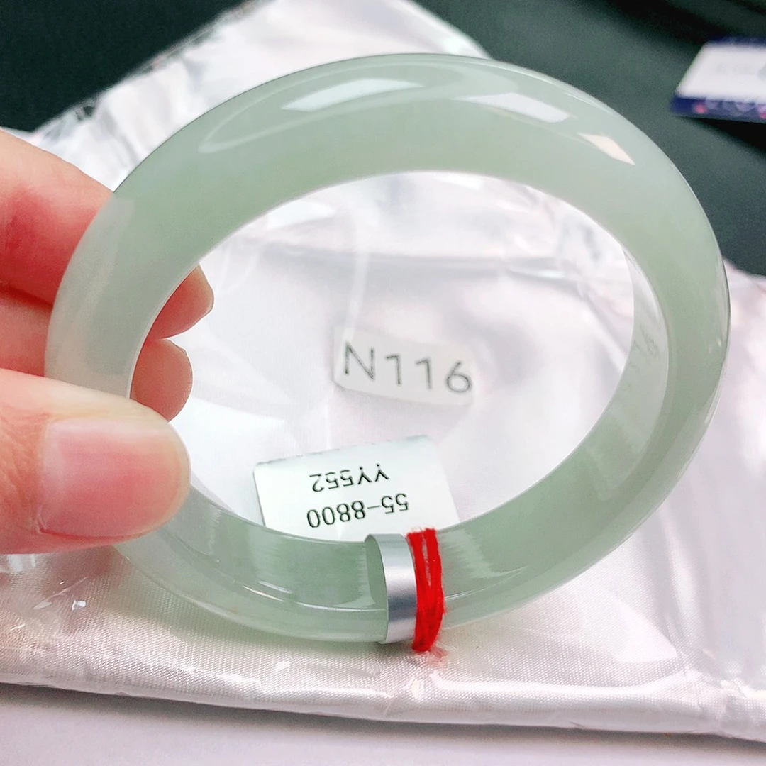 翡翠未镶嵌手镯缅甸天然a货翡翠手镯