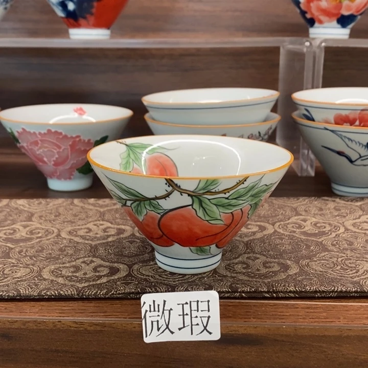 釉下老陶泥手工绘制
