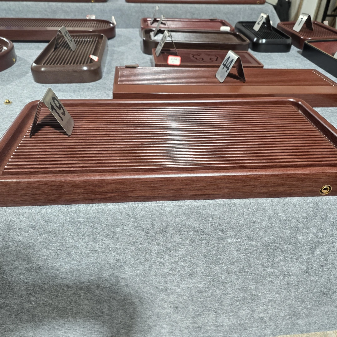 博观60×30×5电木茶盘排水整块家用客厅办公室茶台