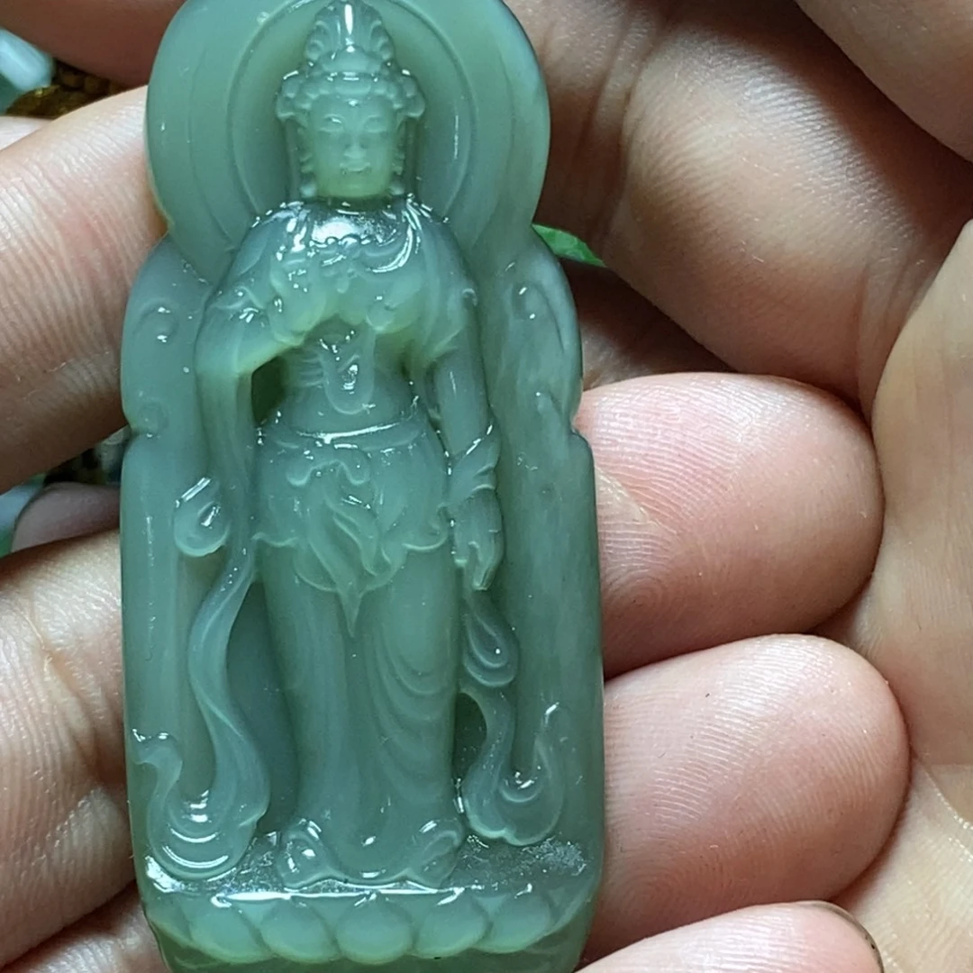 和田玉（碧玉）未镶嵌挂件