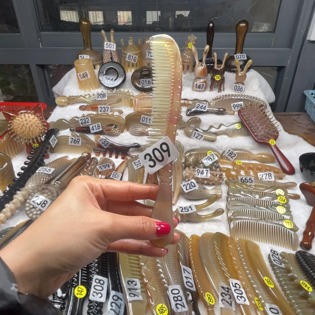 牛角梳牛角福利款羊角梳羊角福利款