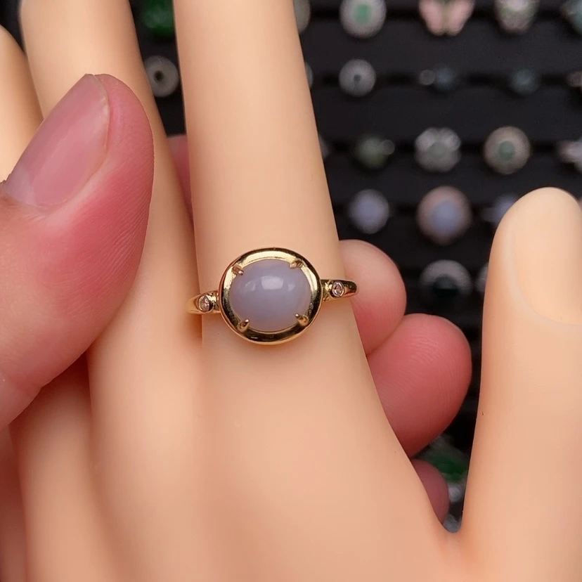 【闪购商品】银S925镶嵌戒指翡翠