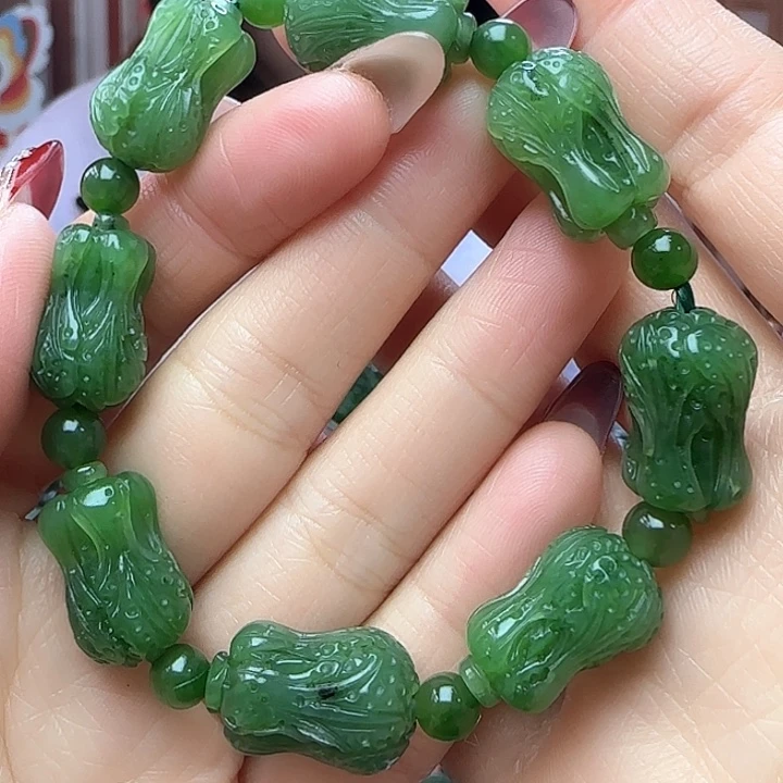 和田玉（碧玉）手串未镶嵌