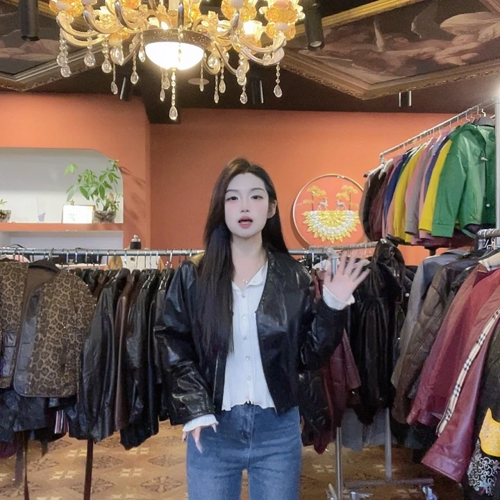 真皮牛皮外套25576